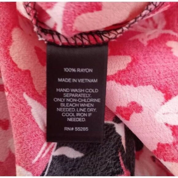 Express Floral Maxi Dress - Black and Red - Picture 11 of 13